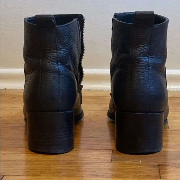 Everlane The Boss Boot black pebbled leather size 7.5 - Picture 7 of 9